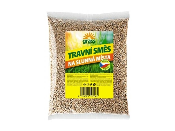 Travní směs GRASS - Na slunná místa 500g