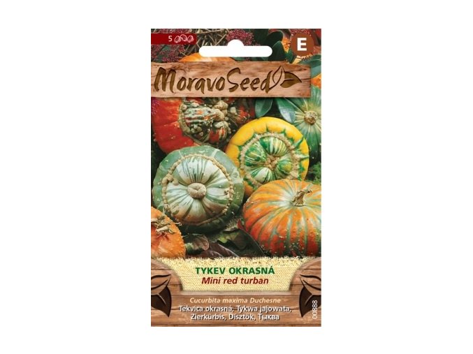 59003 tykev okrasna mini red turban moravoseed