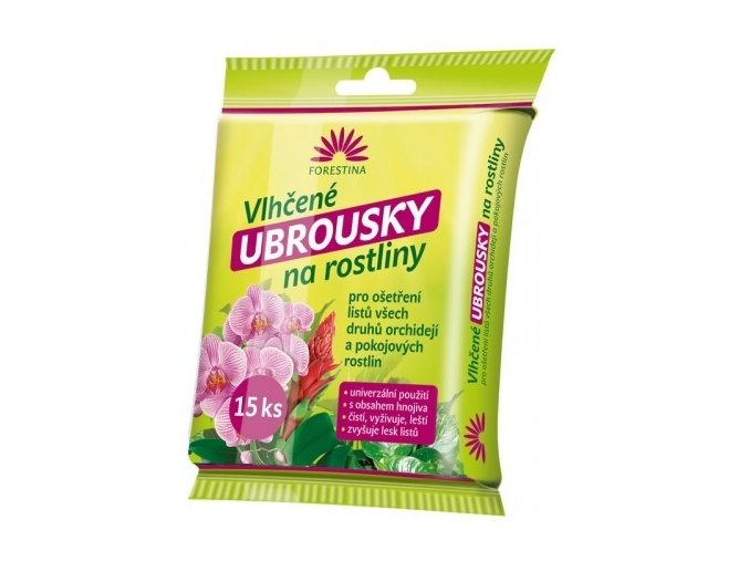 Vlhčené ubrousky na rostliny - 15ks