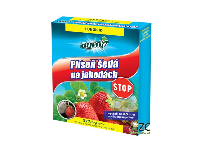 Plíseň šedá na jahodách STOP - 2 x 7,5g - AGRO