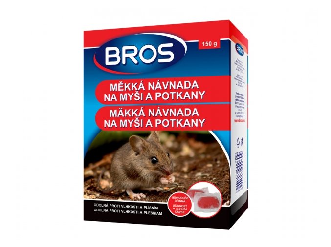 Bros - měkká návnada na myši a potkany 150g