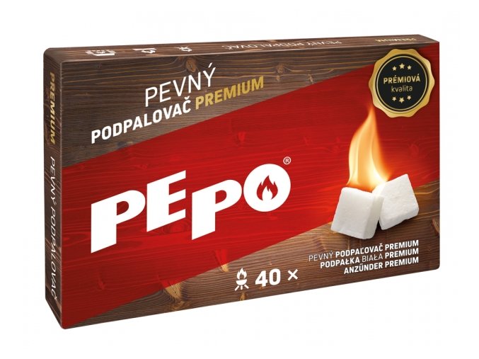 Podpalovač PE-PO PREMIUM pevný 40 podpalů 300g