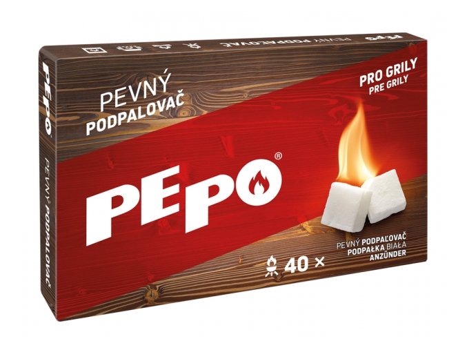 Podpalovač PE-PO tuhý 40 podpalů