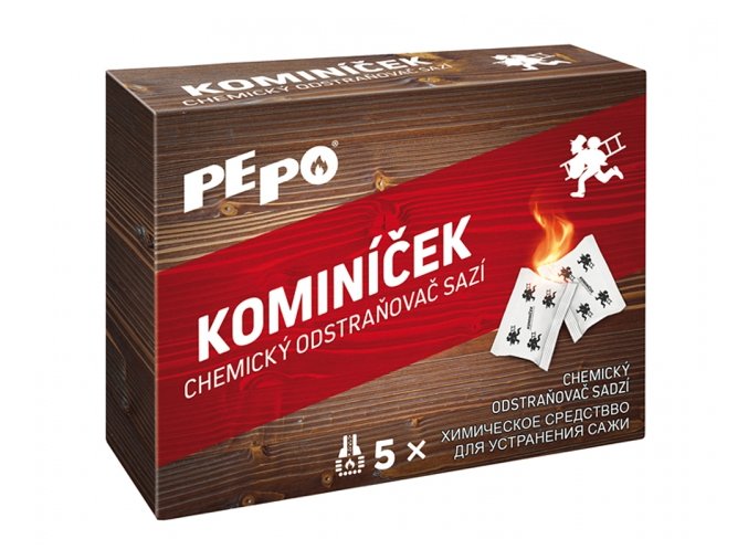 Odstraňovač sazí KOMINÍČEK CHEMICKÝ 5x14g