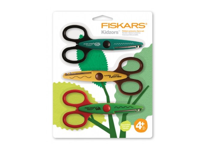 Nůžky FISKARS Kidzors mokřadová zvířátka dětské 3ks 1003845