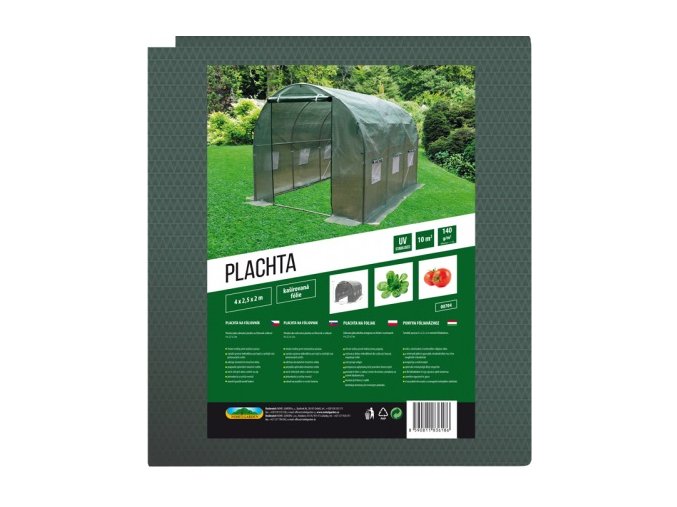 Plachta na foliovník kašírovaná folie 10m2 2,5x4m