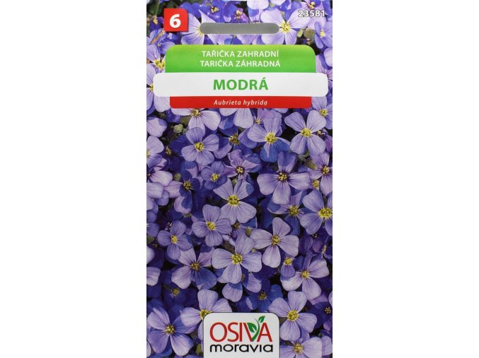 Tařička zahradní - modrá_0,1 g OSIVA MORAVIA
