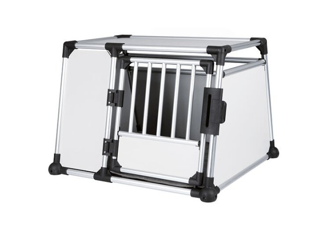 Transportní klec - hliníkový rám, pevné panely 90x64x78 cm, nosnost 40 kg