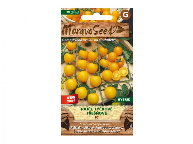 Rajče tyčkové třešňové GOLDBABY F1 - hybrid 65316 - Moravoseed