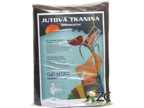 Jutová tkanina 1,3x1m - hnědá