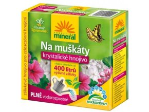 Krystalické hnojivo s lignohumátem na Muškáty - 400g