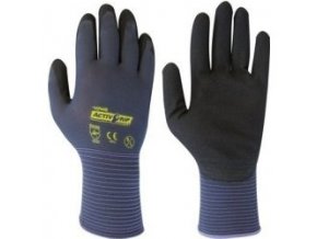 Rukavice AktivGrip Advance šedofialové vel.10/XL Rosteto