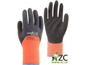 Rukavice PowerGrab Thermo oranžové vel.10/XL Rosteto