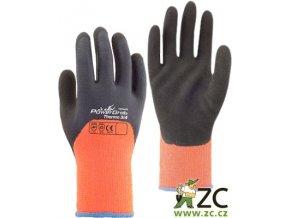 Rukavice PowerGrab Thermo oranžové vel.8/M Rosteto