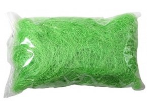 Sisálové vlákno 50g - světle zelené