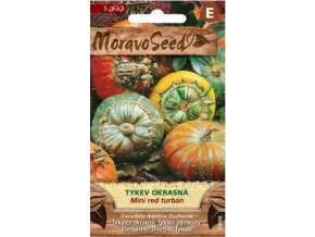 59003 tykev okrasna mini red turban moravoseed