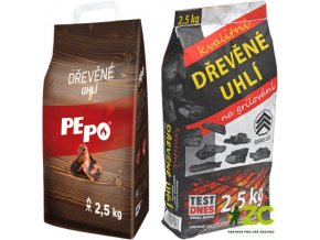 Uhlí dřevěné - 2,5kg