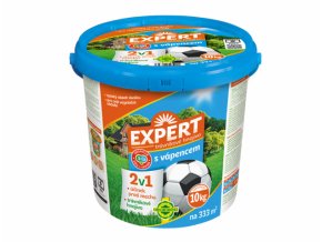 Hnojivo EXPERT krystalické 2v1 trávníkové s vápencem 10kg