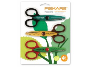 Nůžky FISKARS Kidzors mokřadová zvířátka dětské 3ks 1003845