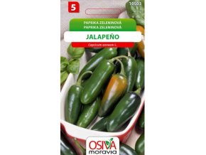 Paprika zeleninová - pálivá JALAPEŇO_0,6 g OSIVA MORAVIA