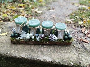 Svícen adventní 9 rustik