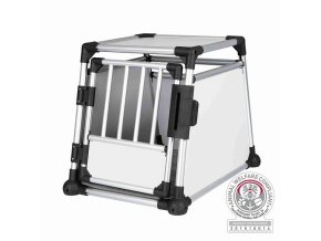 Transportní klec - hliníkový rám, pevné panely 53x61x74 cm, nosnost 20 kg