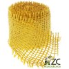 Jutová stuha Rosteto 4 cm x 3 m - žlutá (2 ks)