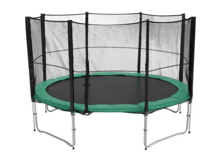 26364 trampolina g21 s ochrannou siti 305cm zelena