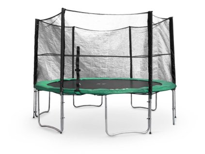 26366 trampolina g21 s ochrannou siti 430cm zelena