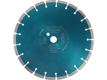 61670 kotouc diamantovy rezny segmentovy na beton suche i mokre rezani 400x25 4mm
