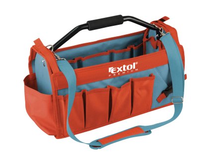 62903 taska na naradi s kovovou rukojeti 49x23x28cm 31 kapes nylon