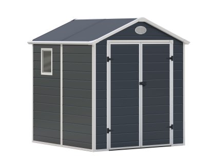 63311 zahradni domek g21 pah 357 188 x 190 cm plastovy sedy