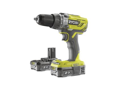 72722 ryobi r18pd3 220s aku 18 v vrtacka 2x baterie 2 ah nabijecka one