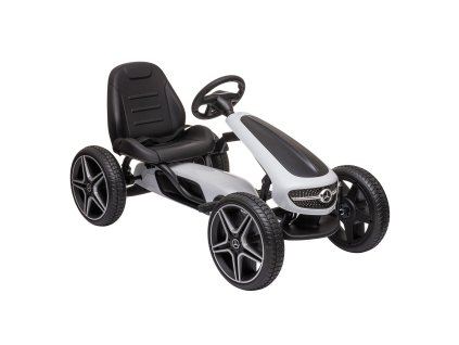 MERCEDES BENZ PEDAL GO KART WHITE