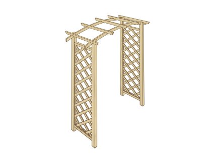 89069 pergola na ruze lanitplast s7011
