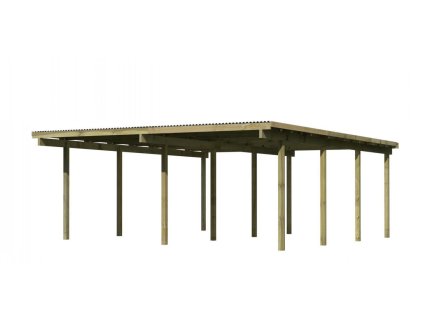 96315 dvojity carport karibu eco 2a 73092