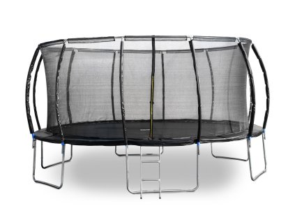 99888 trampolina g21 spacejump 490 cm cerna s ochrannou siti schudky zdarma