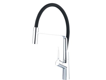 101736 baterie umyvadlova stojankova s flexibilnim raminkem 25mm cerna