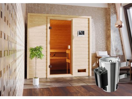 114846 finska sauna karibu adelina 6168 set s kamny 3 6 kw 71312 lg2752