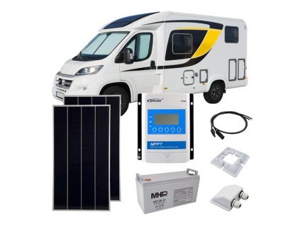 solarni set karavan 360 mppt 120ah baterie i208167