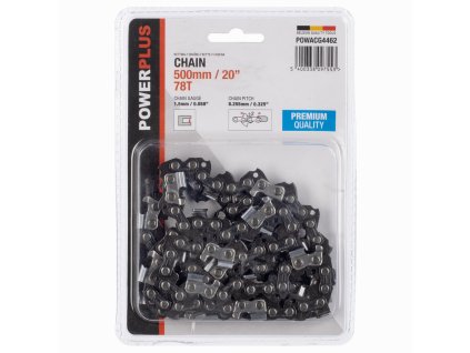 132749 powacg4462 pilovy retez 20 500mm 78t premium