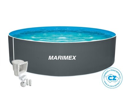 119606 bazen marimex orlando 3 66x0 91 m s prislusenstvim motiv sedy