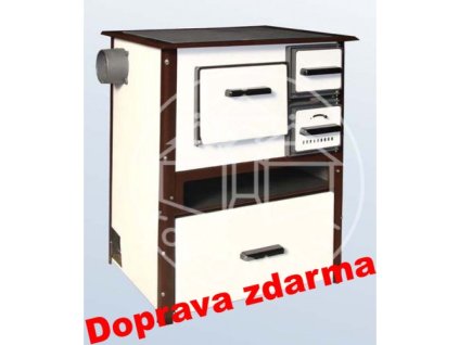 sporak rekreant 855 mm levy bily