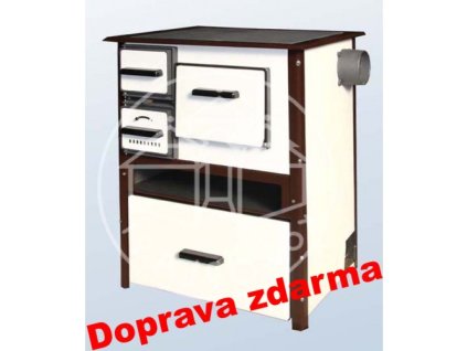 sporak rekreant 855 mm pravy bily
