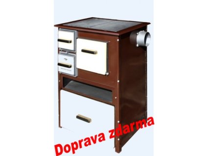 sporak rekreant 855 mm pravy hnedy