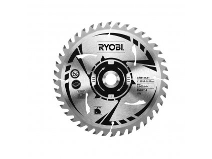 52822 ryobi csb165a1 pilovy kotouc pr 165 16mm 40z pro pily r18cs