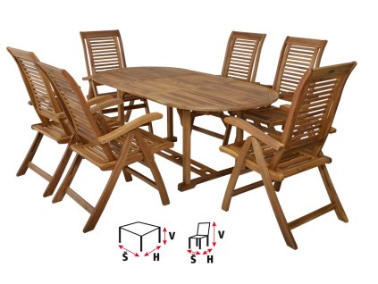 44490 hecht camberet set set zahradniho nabytku