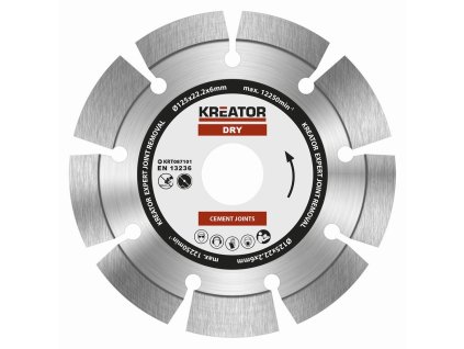 38222 krt087101 diamantovy kotouc brusny 125mm expert 6mm segment