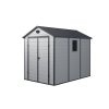 78470 zahradni domek g21 pah 523 188 x 278 cm plastovy svetle sedy