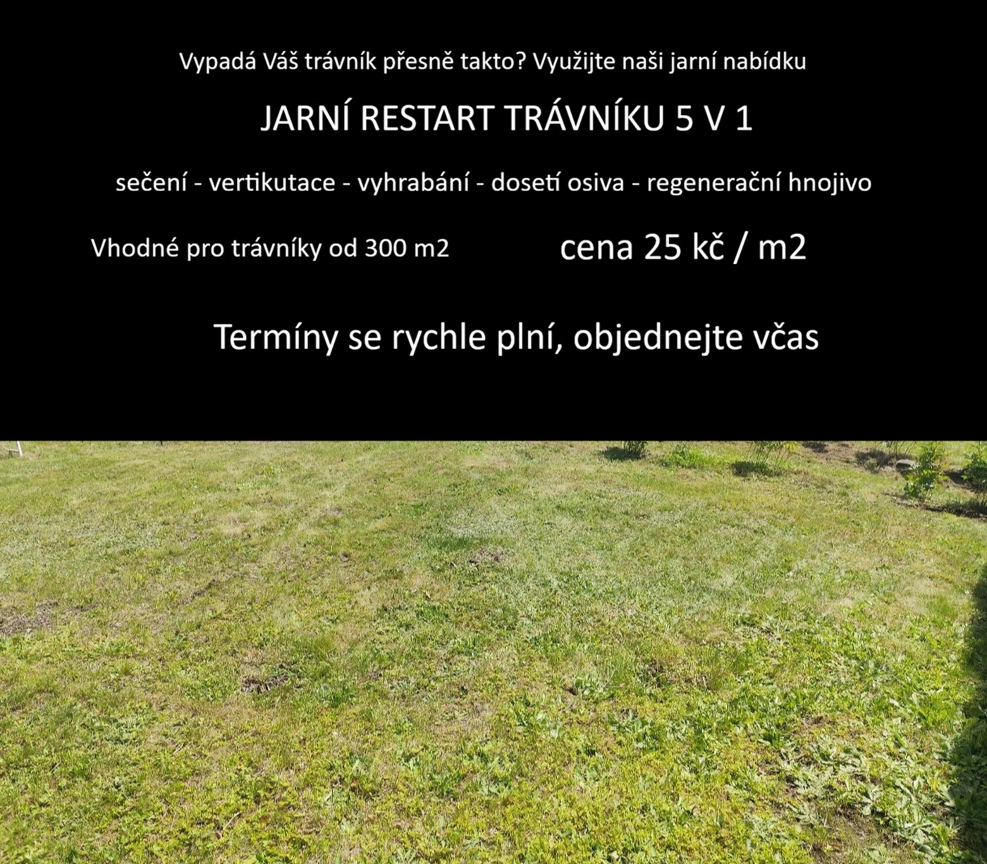 Jarní restart trávníku